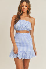 ALLIE TUBE TOP & SKIRT  SET