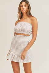 ALLIE TUBE TOP & SKIRT  SET