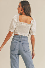 HUNTER LACE UP TOP